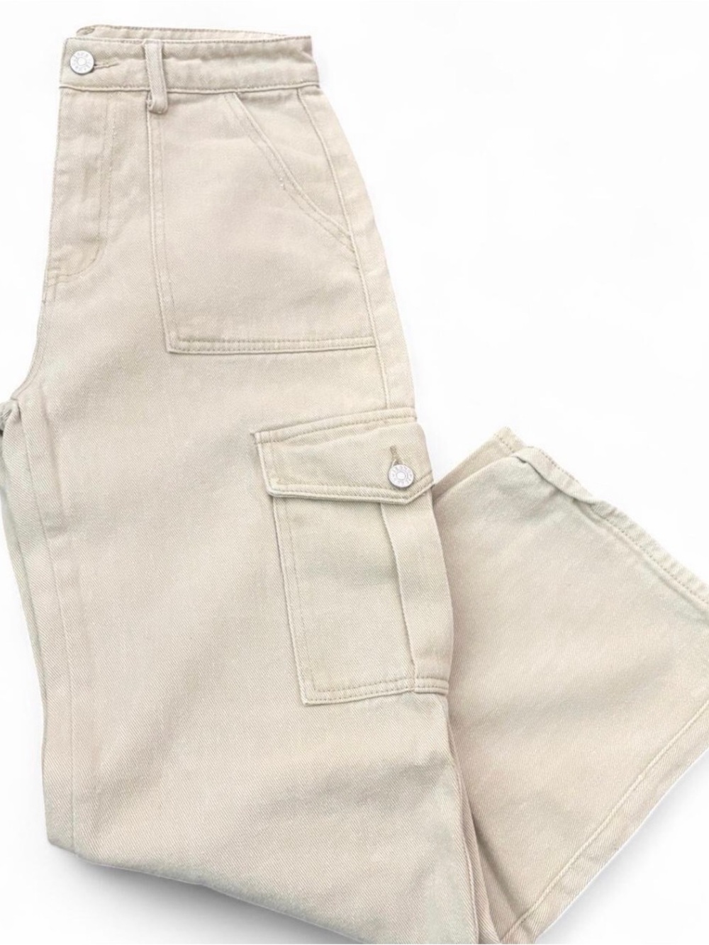 Cider Cream Straight-Leg Pants